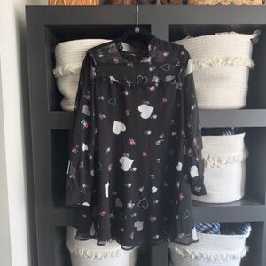 Avec Les Filles Floral/Heart Dress